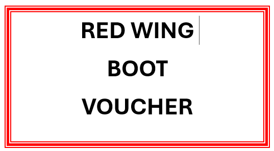 DXI Holiday Red Wing $150 Boot Voucher