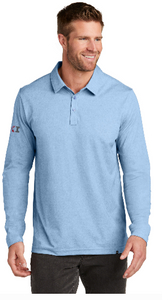 TravisMathew Oceanside Heather Long Sleeve Polo(TM1MZ343)