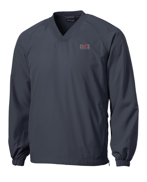 Sport-Tek® V-Neck Raglan Wind Shirt-JST72